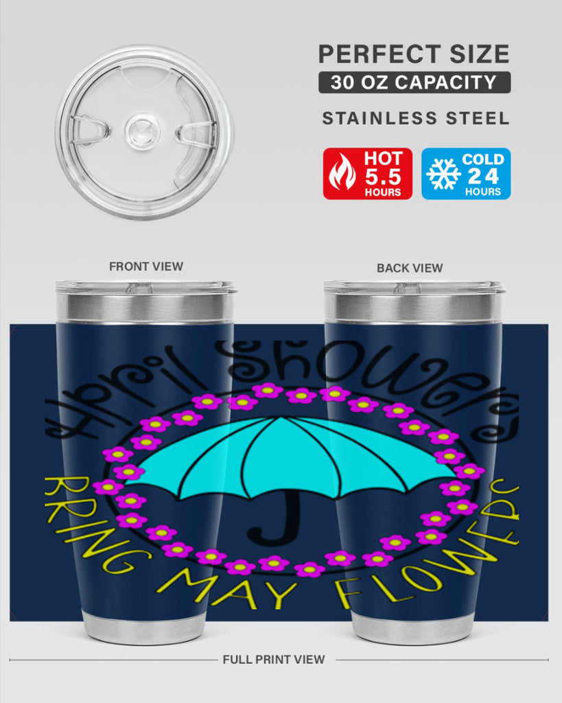 April showers21#- spring- Tumbler