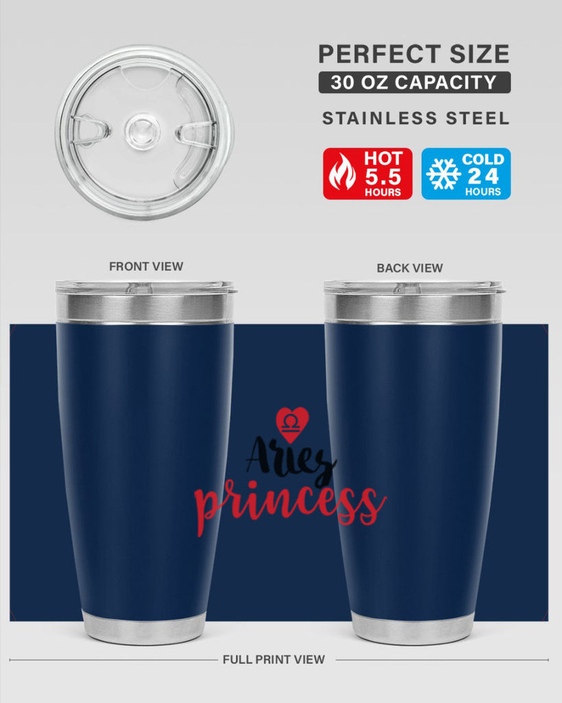 Aries princess 98#- zodiac- Tumbler