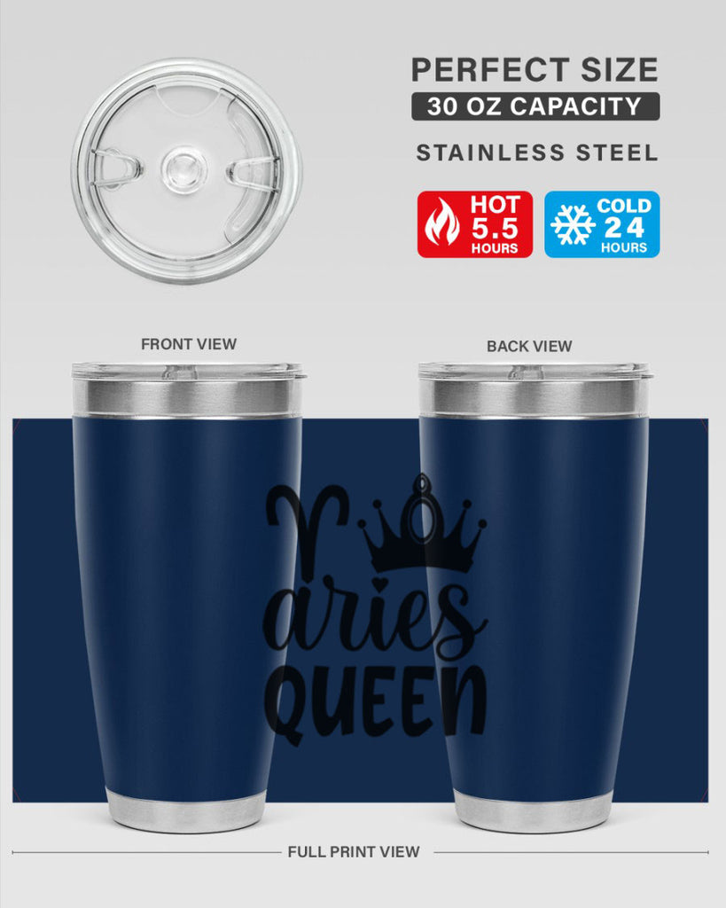 Aries queen 118#- zodiac- Tumbler