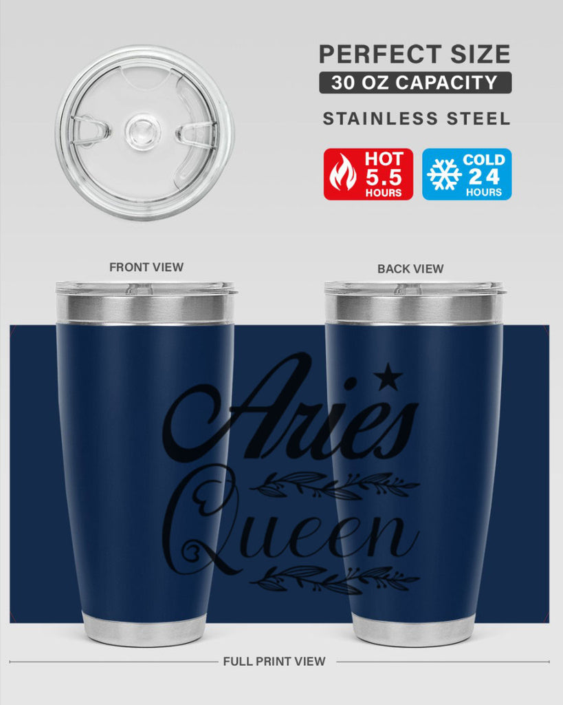 Aries queen 119#- zodiac- Tumbler