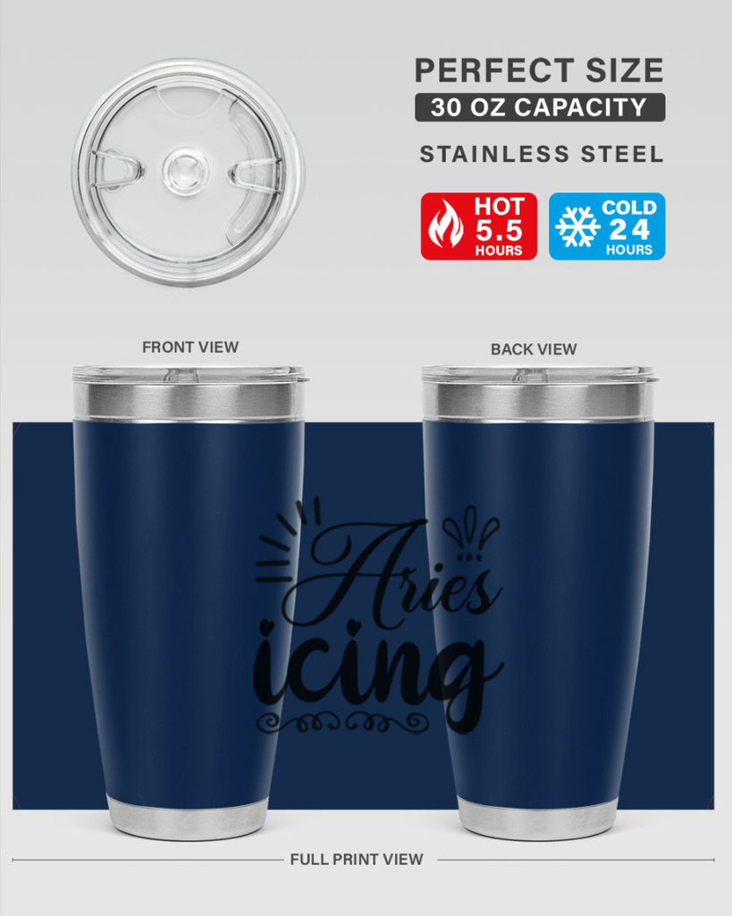 Ariesicing 105#- zodiac- Tumbler
