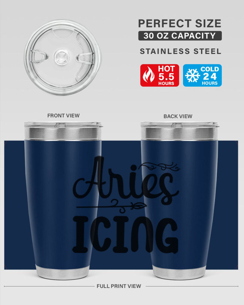 Ariesicing 106#- zodiac- Tumbler