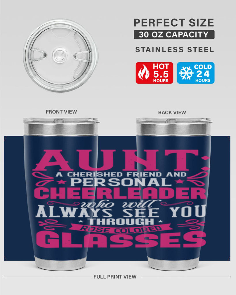 Aunt A cherished friend and personal cheerleader Style 70#- aunt- Tumbler