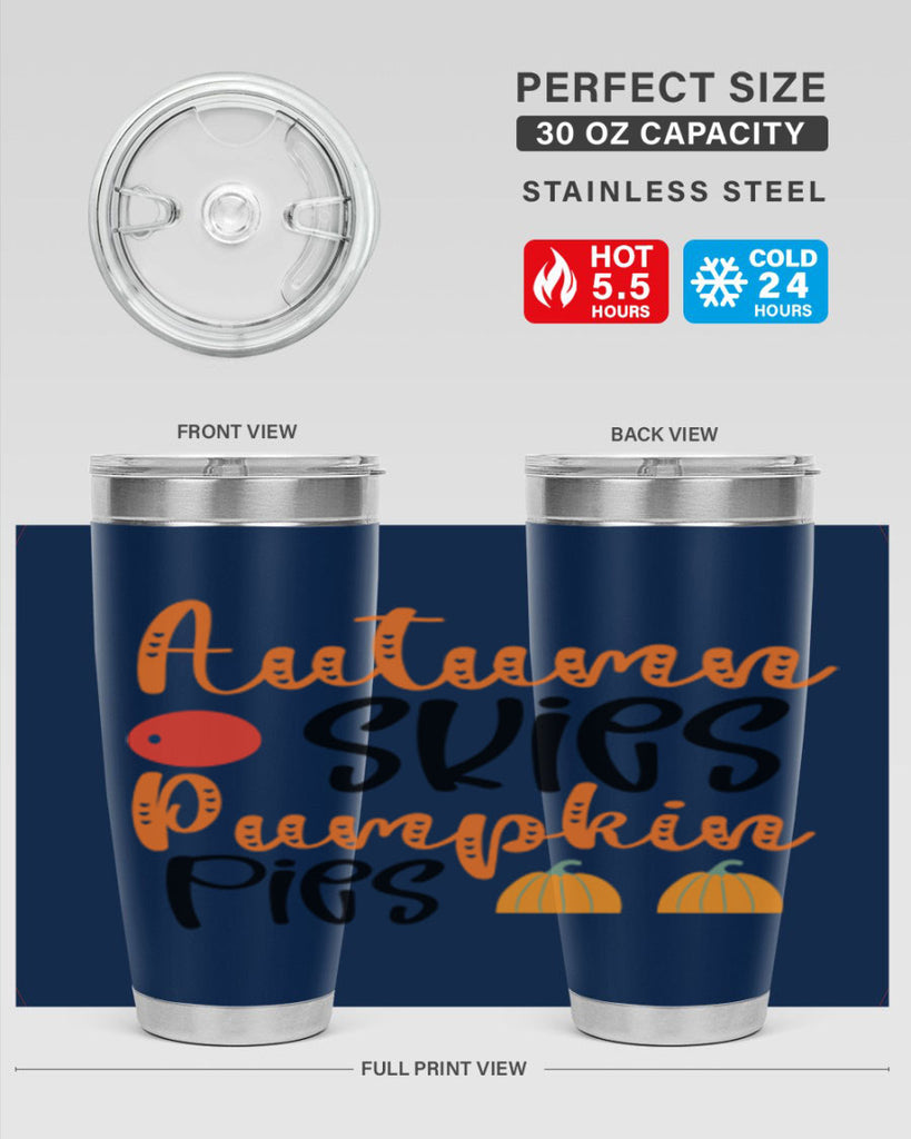 Autumn Skies Pumpkin Pies 30#- fall- Tumbler