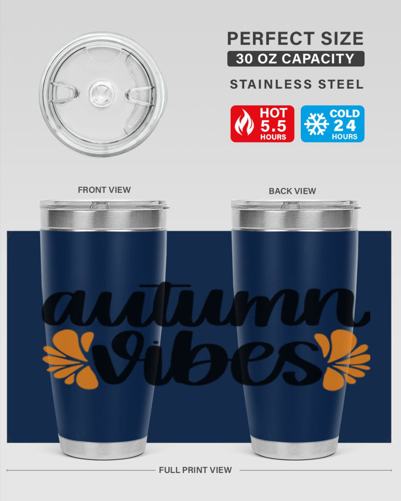 Autumn Vibes 478#- fall- Tumbler