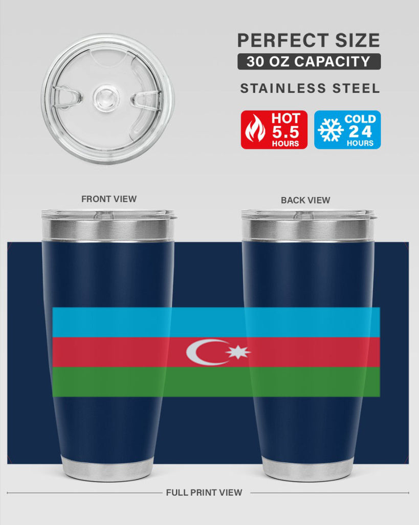 Azerbaijan 187#- world flags- Tumbler