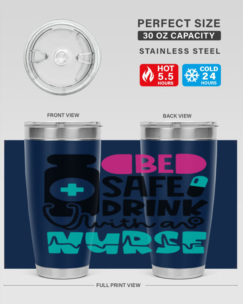 Be Safe Drink With An Nurse Style Style 222#- nurse- tumbler