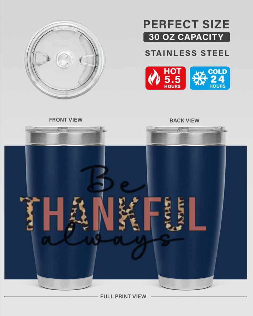 Be thankful always 42#- fall- Tumbler