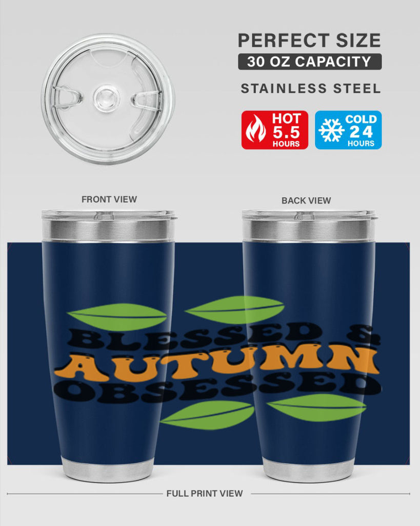 Blessed Autumn Obsessed 48#- fall- Tumbler