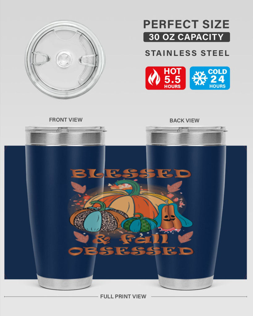 Blessed Fall Obsessed 49#- fall- Tumbler