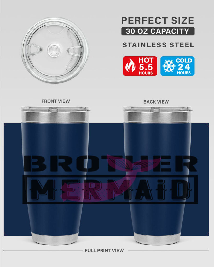 Brother mermaid 86#- mermaid- Tumbler