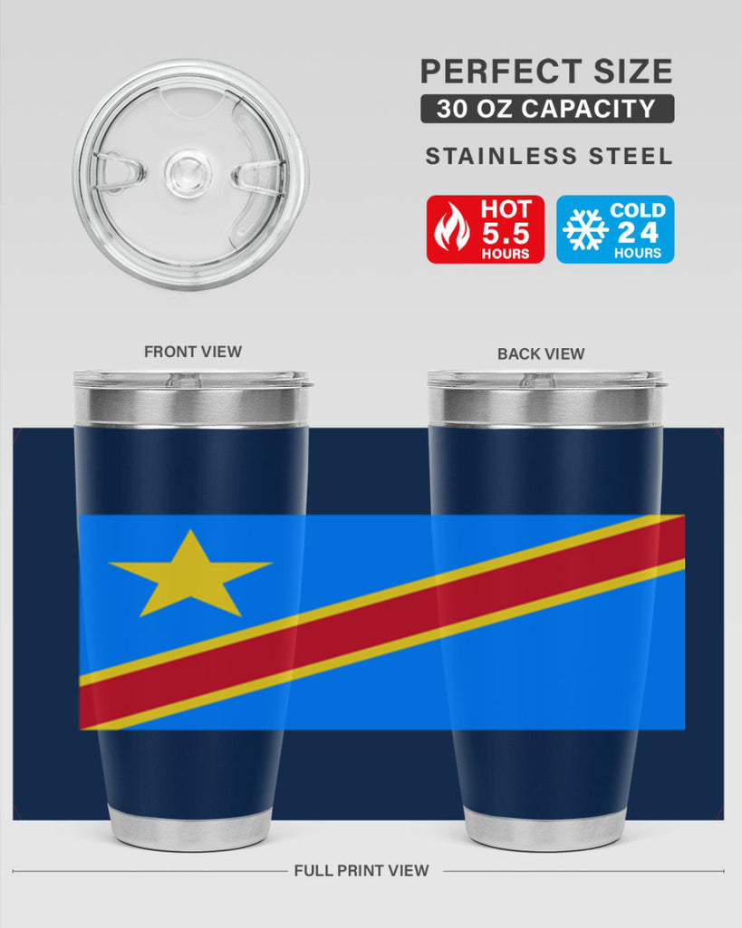 Congo Democratic Republic of the 159#- world flags- Tumbler