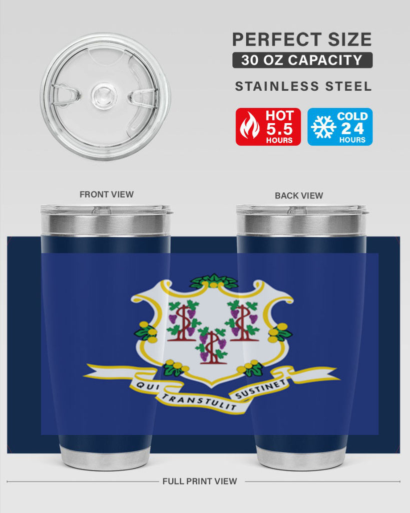 Connecticut 45#- Us Flags- Tumbler