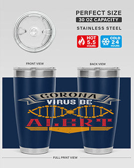 Corona Virus Be Alert Style 6#- corona virus- Cotton Tank