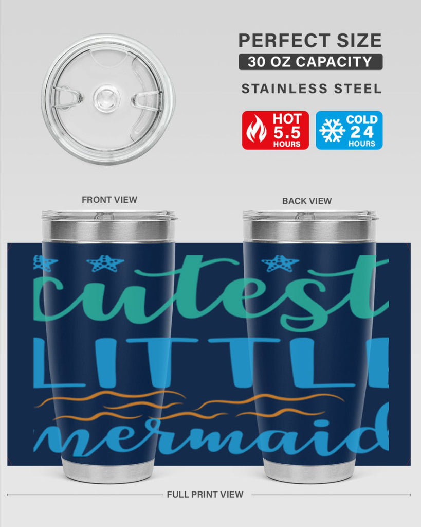Cutest Little Mermaid Design 97#- mermaid- Tumbler