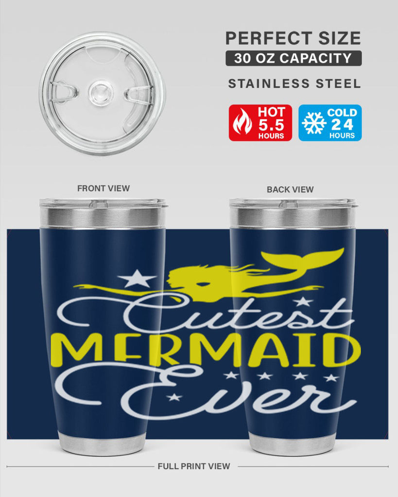Cutest Mermaid Ever 92#- mermaid- Tumbler