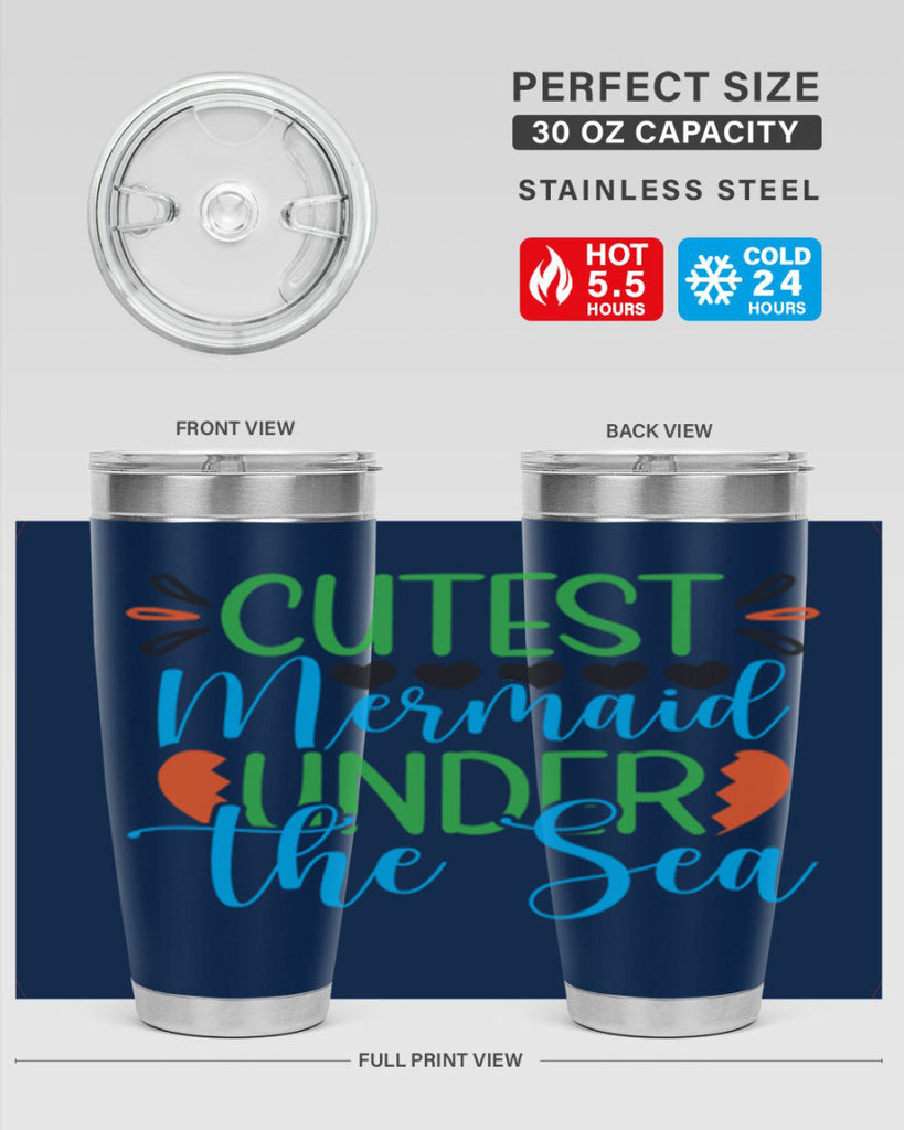 Cutest Mermaid Under The Sea 109#- mermaid- Tumbler
