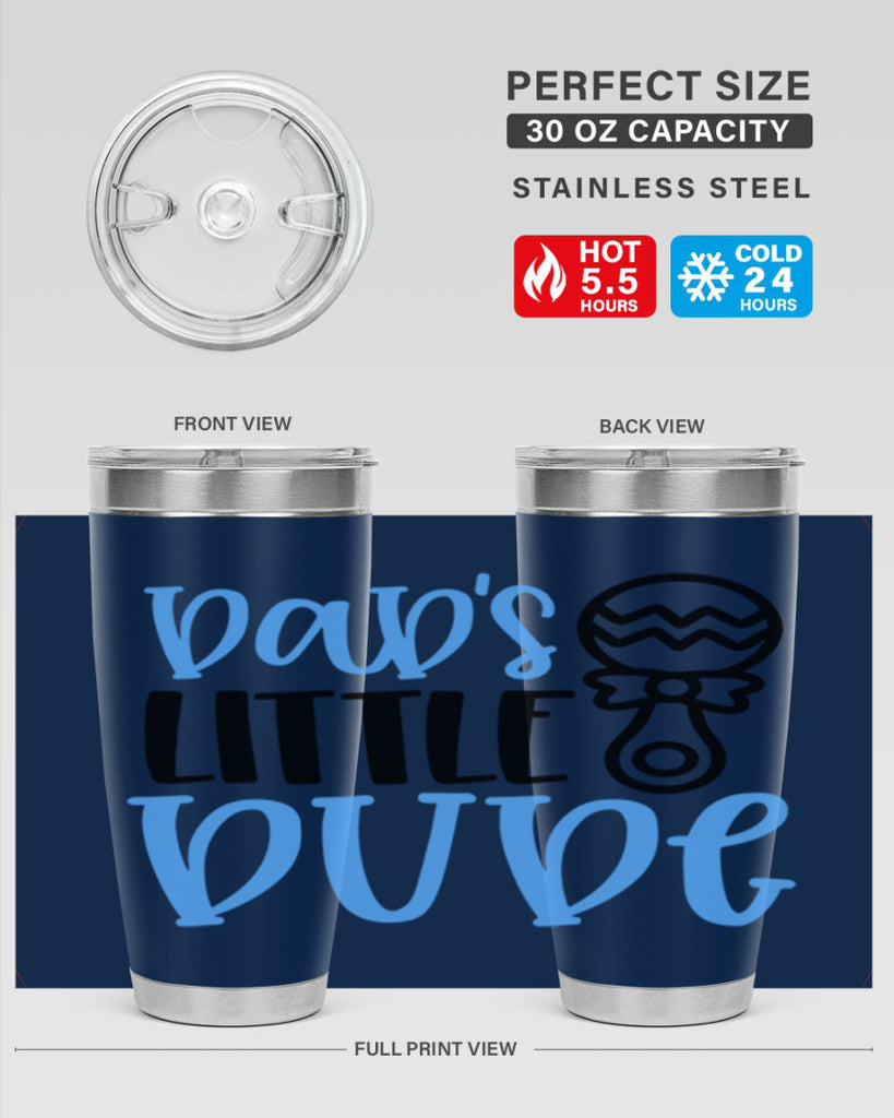 Dads Little Dude Style 102#- baby- tumbler