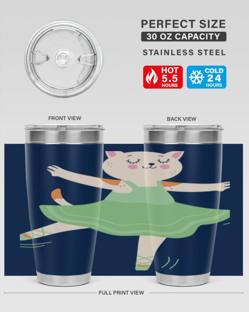 Dancing Cat Ballerina for Ballet Ballet 33#- ballet- Tumbler