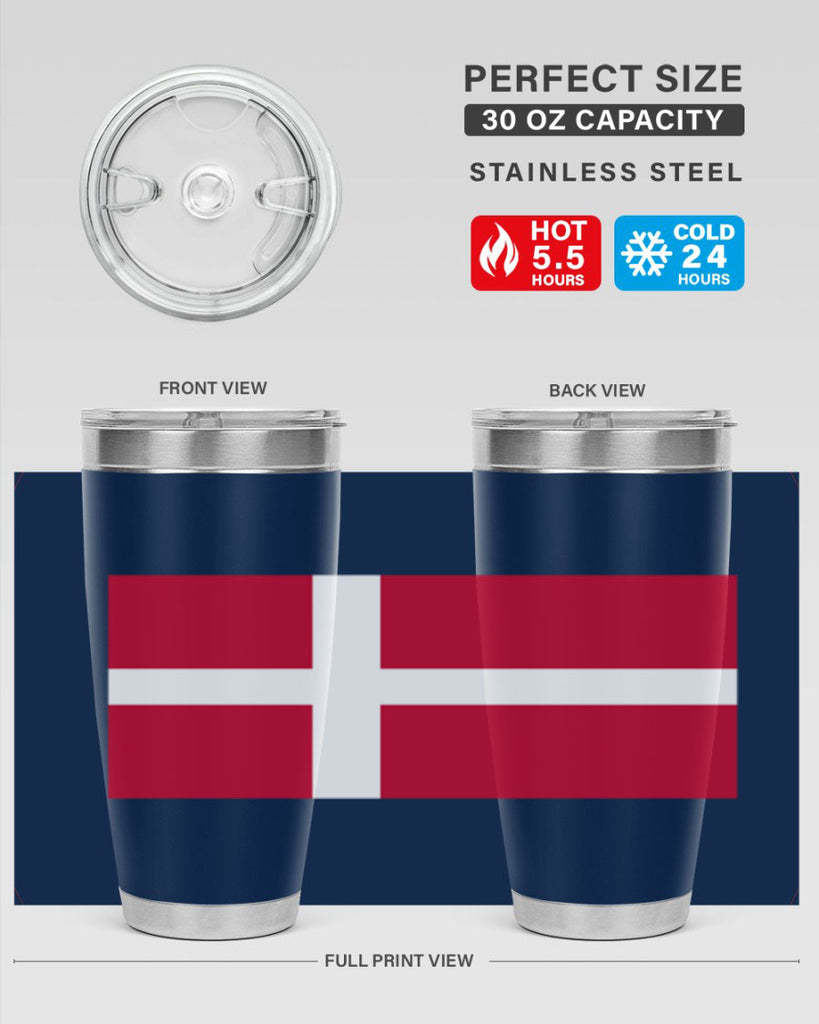 Denmark 151#- world flags- Tumbler