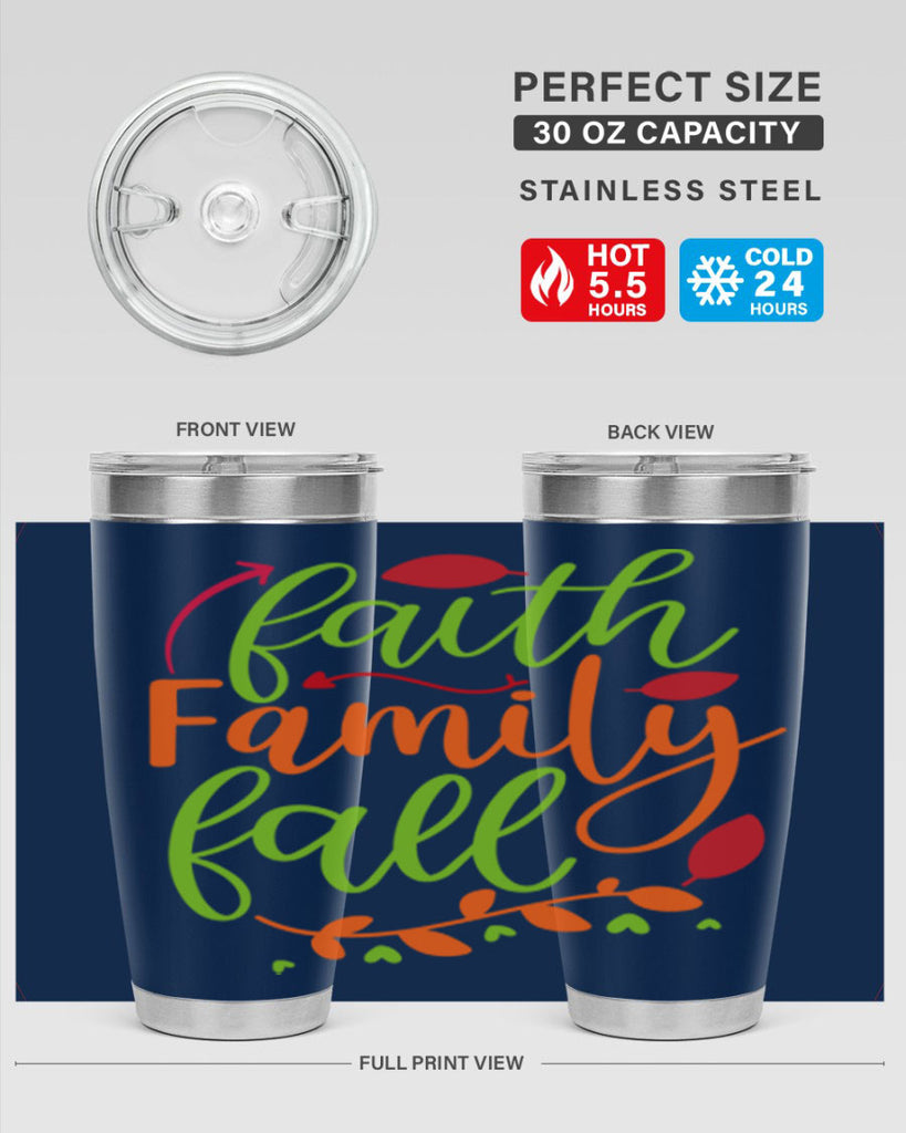 Faith Family Fall 82#- fall- Tumbler