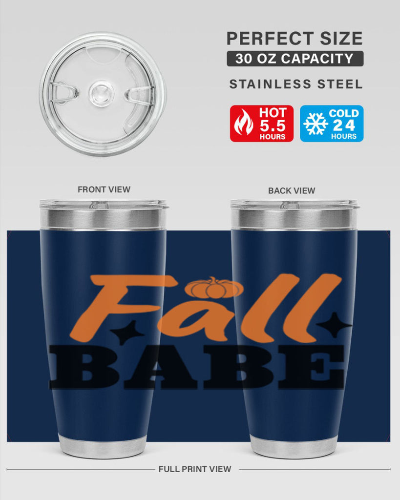 Fall Babe 89#- fall- Tumbler