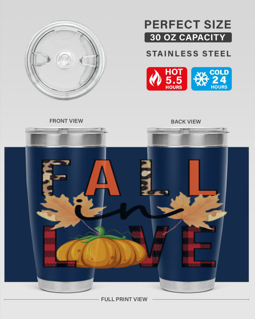 Fall in Love 104#- fall- Tumbler