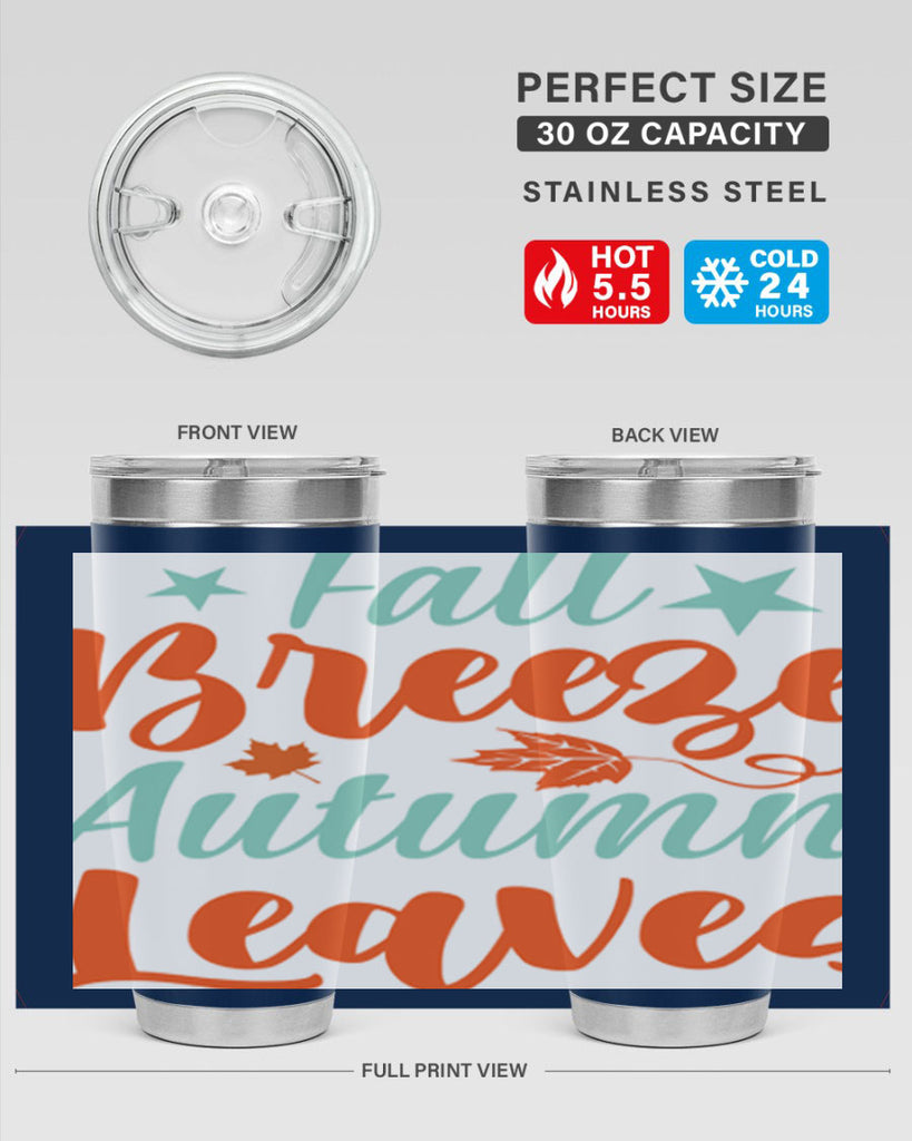 FallBreezeAutumnLeaves 147#- fall- Tumbler