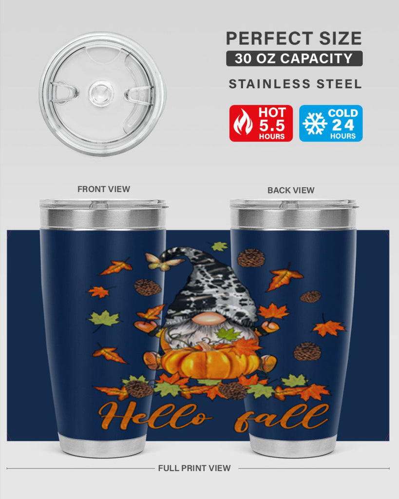 FallGnomeHelloAutumn 150#- fall- Tumbler