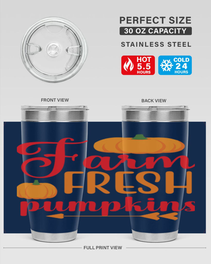 FarmFreshPumpkins 177#- fall- Tumbler