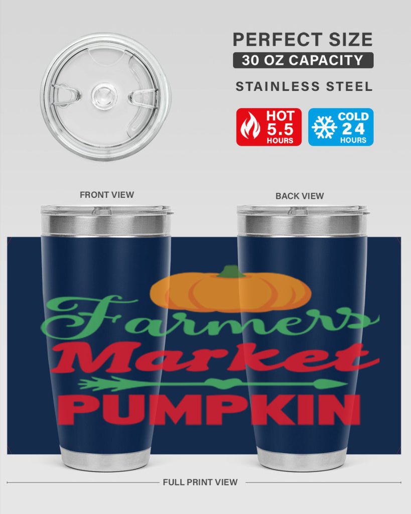 FarmersMarketPumpkin 180#- fall- Tumbler