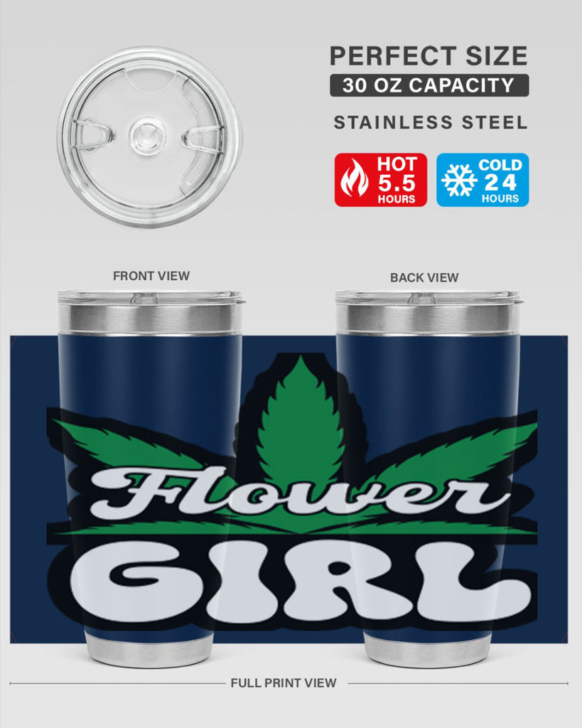 Flower girl 85#- marijuana- Tumbler