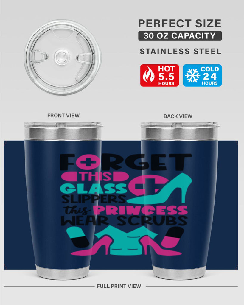 Forget This Glass Slippers This Princess Wear Scrubs Style Style 185#- nurse- tumbler