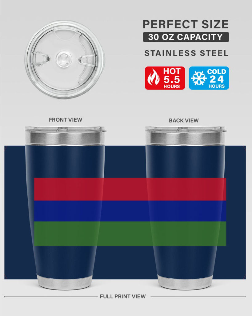 Gambia 135#- world flags- Tumbler