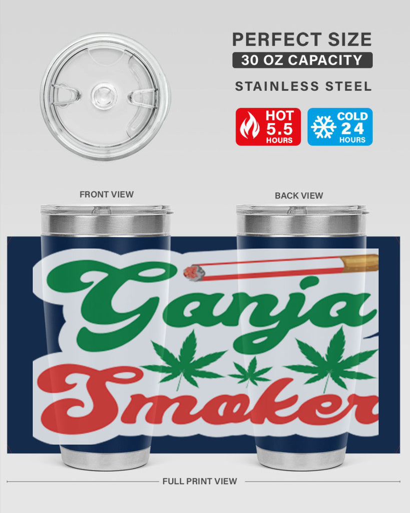 Ganja Smoker 90#- marijuana- Tumbler