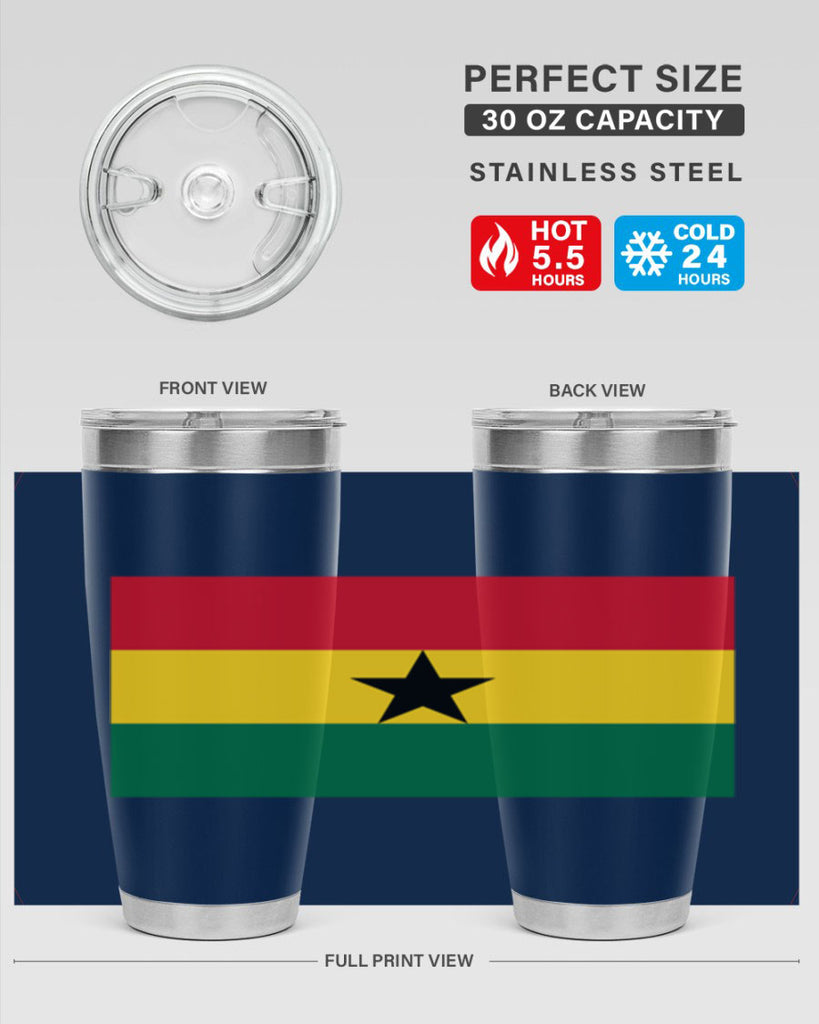 Ghana 132#- world flags- Tumbler
