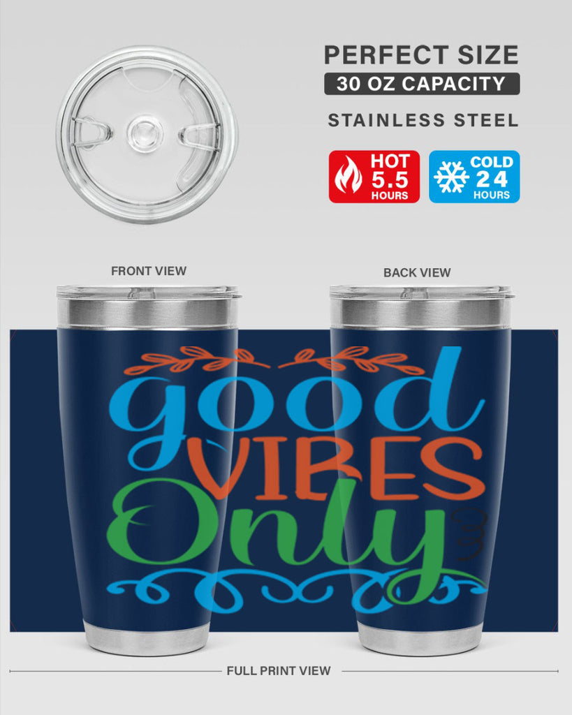 Good Vibes Only 198#- mermaid- Tumbler