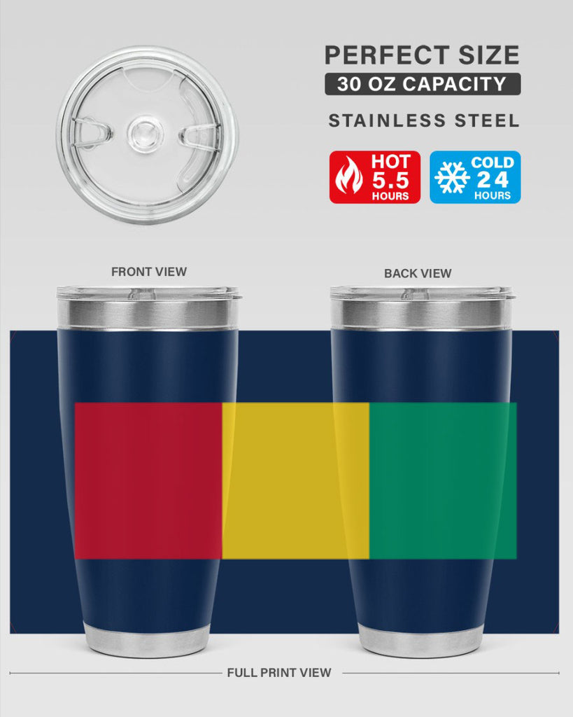 Guinea 127#- world flags- Tumbler
