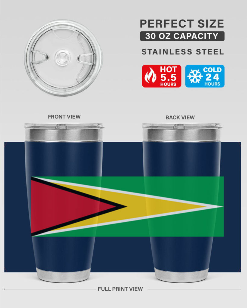 Guyana 126#- world flags- Tumbler