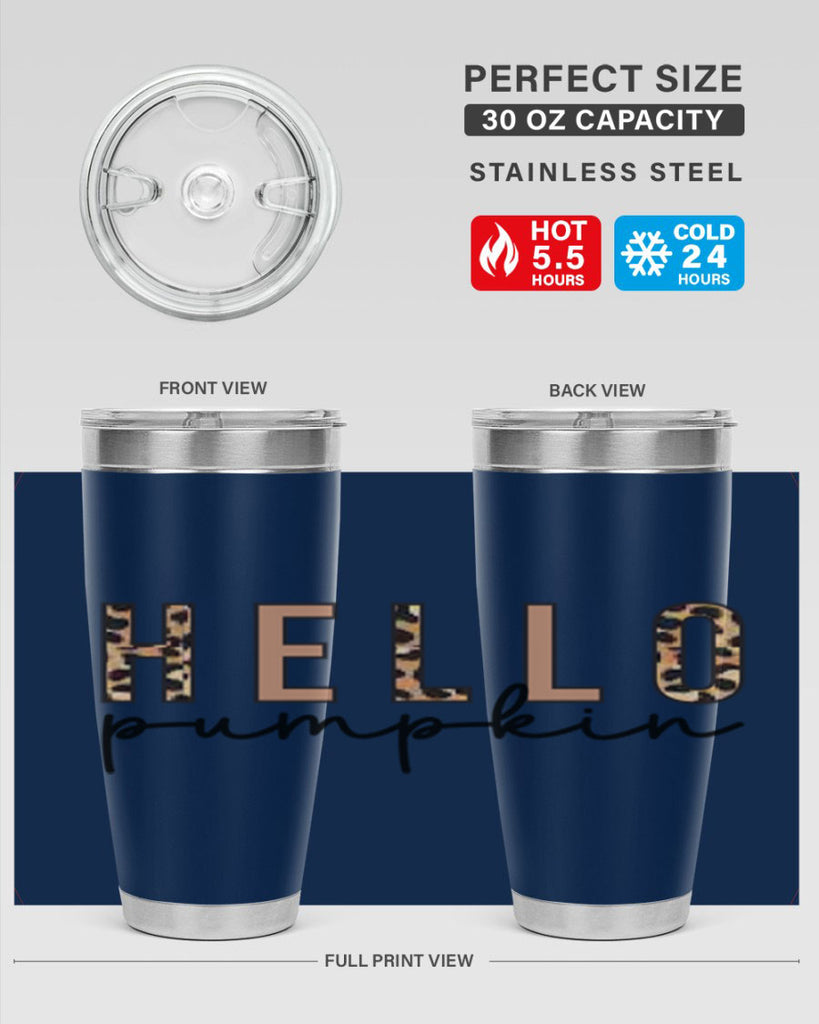 Hello Pumpkin Fall 291#- fall- Tumbler