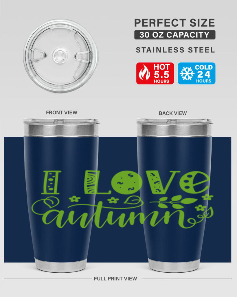 I Love Autumn 325#- fall- Tumbler