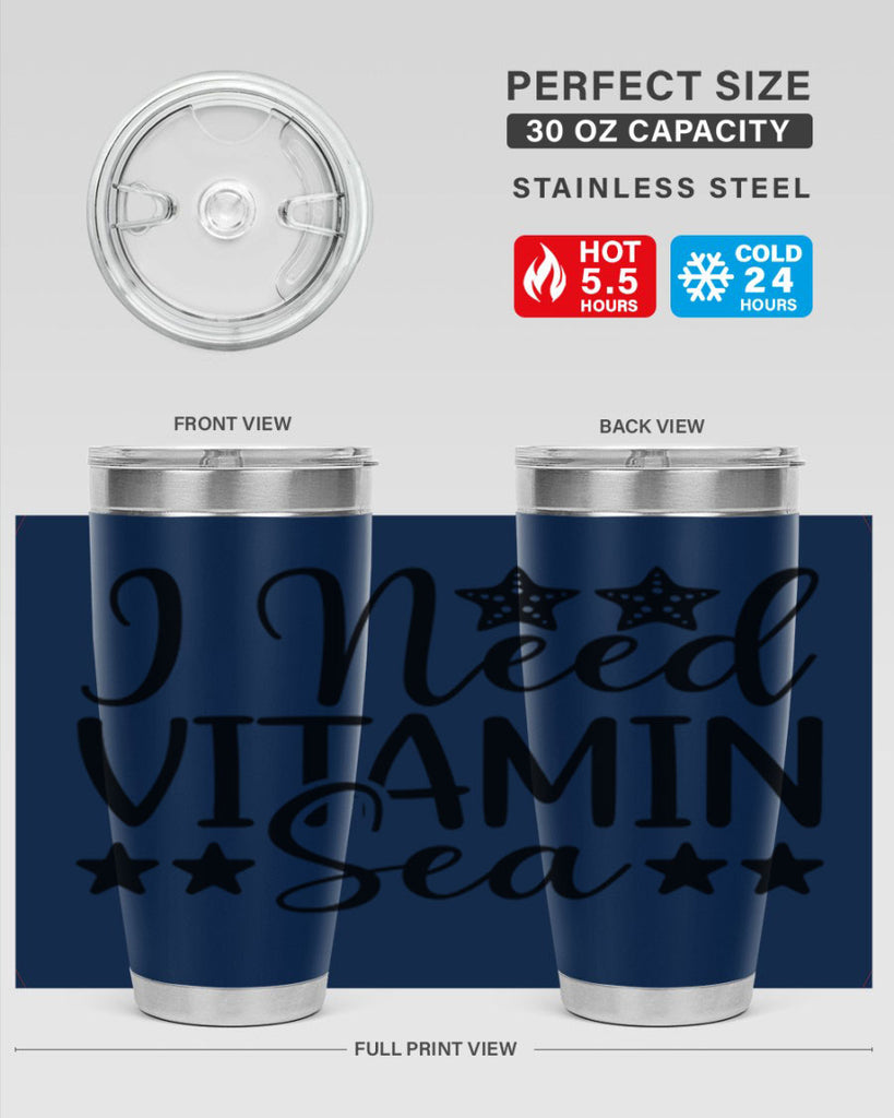 I Need Vitamin Sea 232#- mermaid- Tumbler