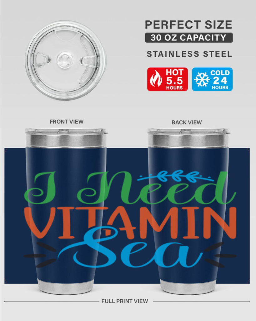 I Need Vitamin Sea 233#- mermaid- Tumbler