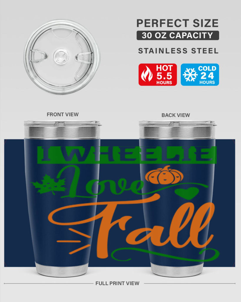I Wheelie Love Fall 341#- fall- Tumbler