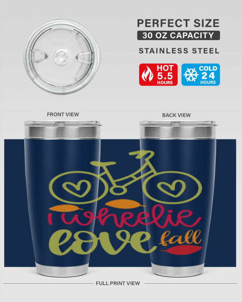 I Wheelie Love Fall 342#- fall- Tumbler
