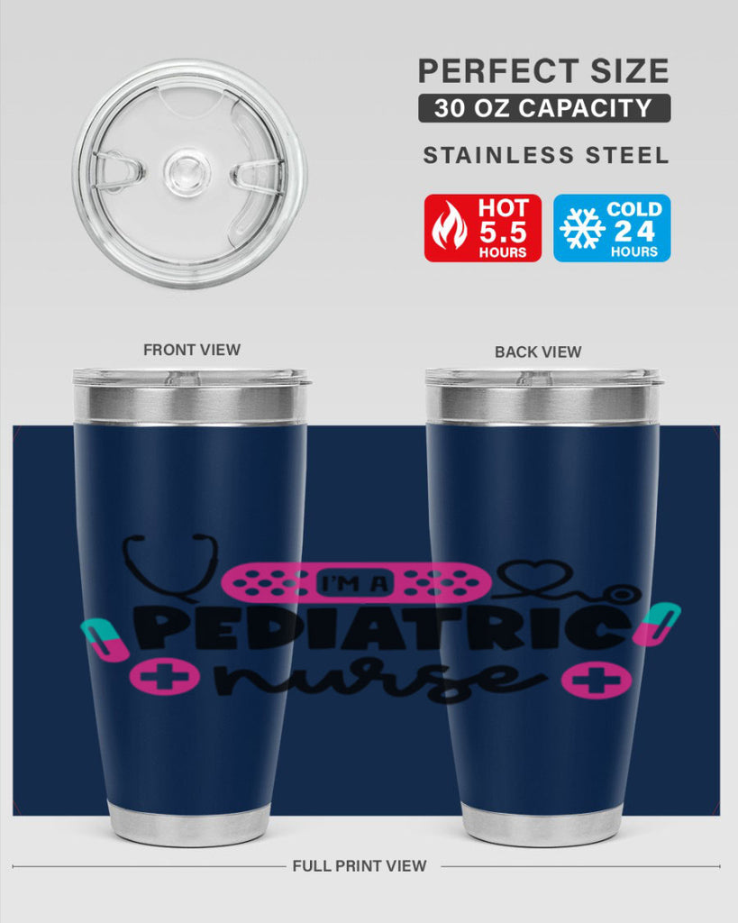 Im A Pediatric Nurse Style Style 154#- nurse- tumbler