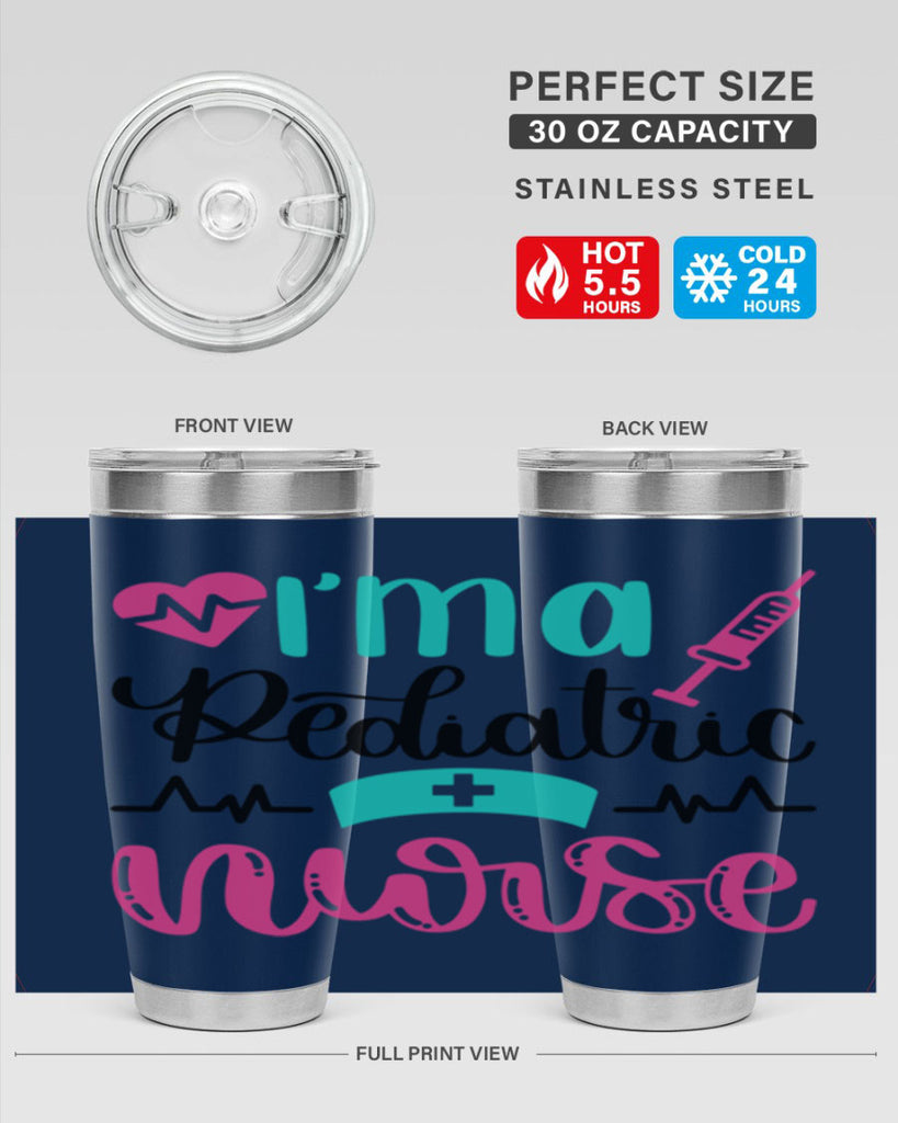 Im A Pediatric Nurse Style Style 155#- nurse- tumbler