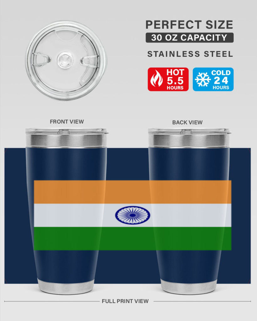 India 121#- world flags- Tumbler