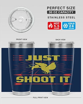 Just shoot it Style 32#- duck- Tumbler