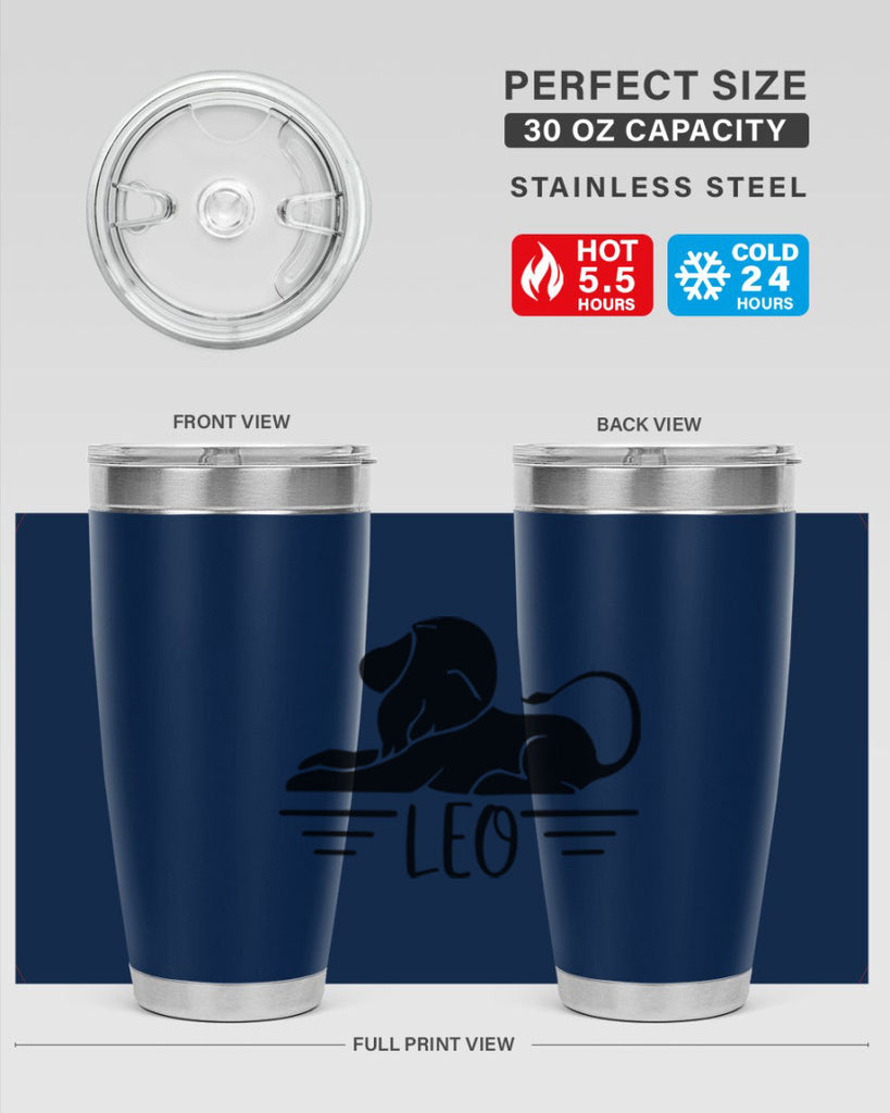 Leo 288#- zodiac- Tumbler